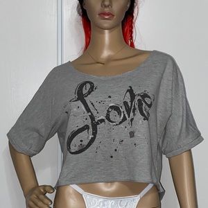 EUC- Grey crop top